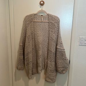 Knit boho light weight jacket